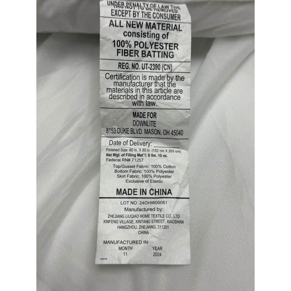 Charter Club Pillowtop QUEEN Mattress Pad White $270